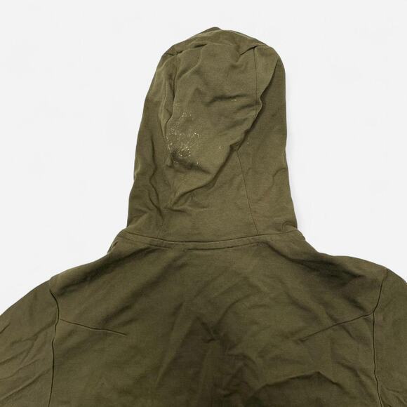 Nike Olive Hooded Full Zip Jacket Men’s Medium Lightweight Athletic Fit - Picture 6 of 7